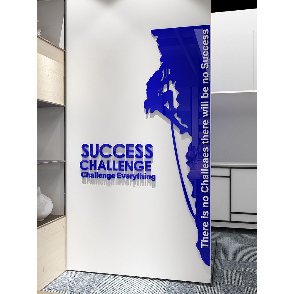 Tranh Mica 3d Dán Tường IDEA, STARTUP, BEST VIEW Trang Trí Văn Phòng Làm Việc, Phòng Tập Gym