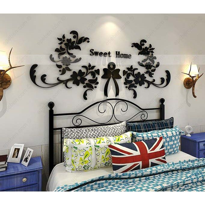 Tranh mica EPeBen dán tường nổi 3d hình gia đình ngọt ngào ấm áp decor trang trí phòng khách, phòng ngủ