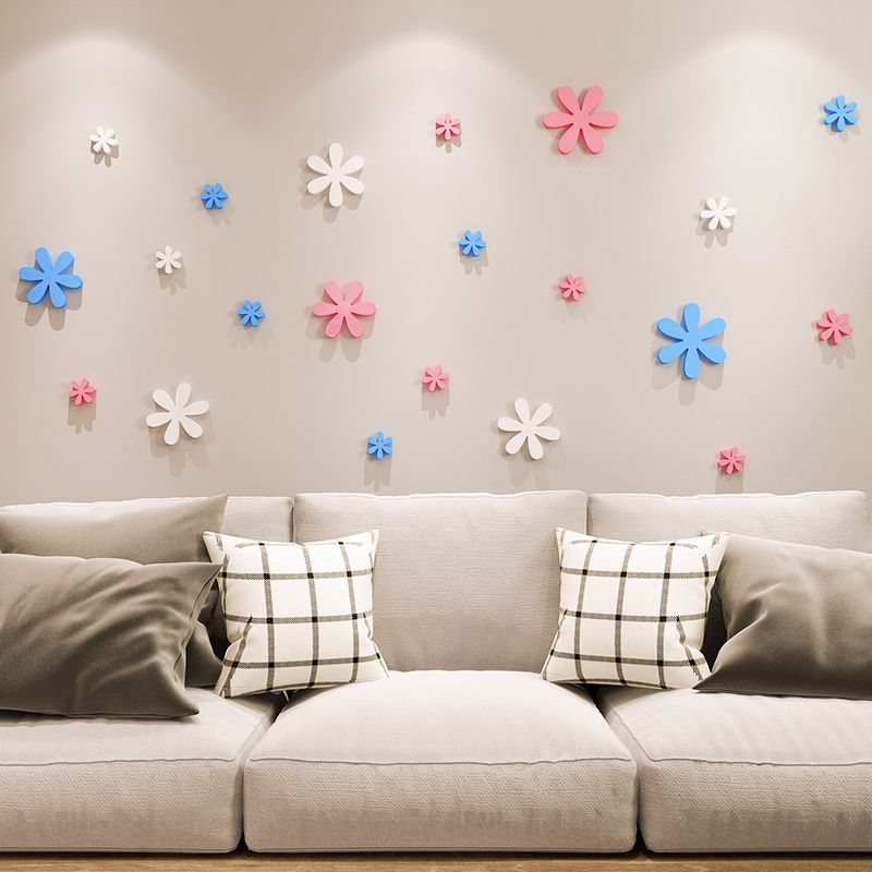 Tranh mica EPeBen dán tường nổi 3d hình hoa cho phòng ấm áp decor trang trí phòng khách, phòng ngủ, cưới