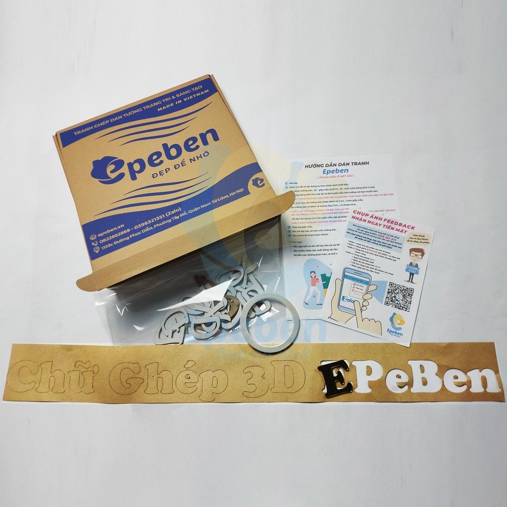 Đặt Riêng Giấy Định Hình Tranh Mica EPeBen