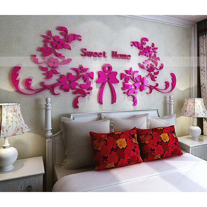 Tranh mica EPeBen dán tường nổi 3d hình gia đình ngọt ngào ấm áp decor trang trí phòng khách, phòng ngủ