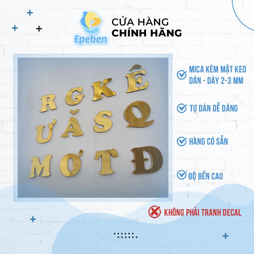 Đặt Riêng Giấy Định Hình Tranh Mica EPeBen