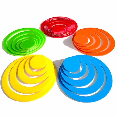 Tranh mica EPeBen dán tường nổi 3d hình hình tròn, trái tim, decor trang trí tường nhà, phòng khách, cửa hàng, quán café