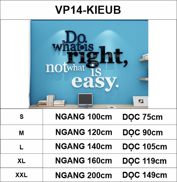 Tranh mica EPeBen dán tường nổi 3d Động Lực Có Thẻ trang trí Phòng Học,Phòng Làm Viẹc, Phòng khách