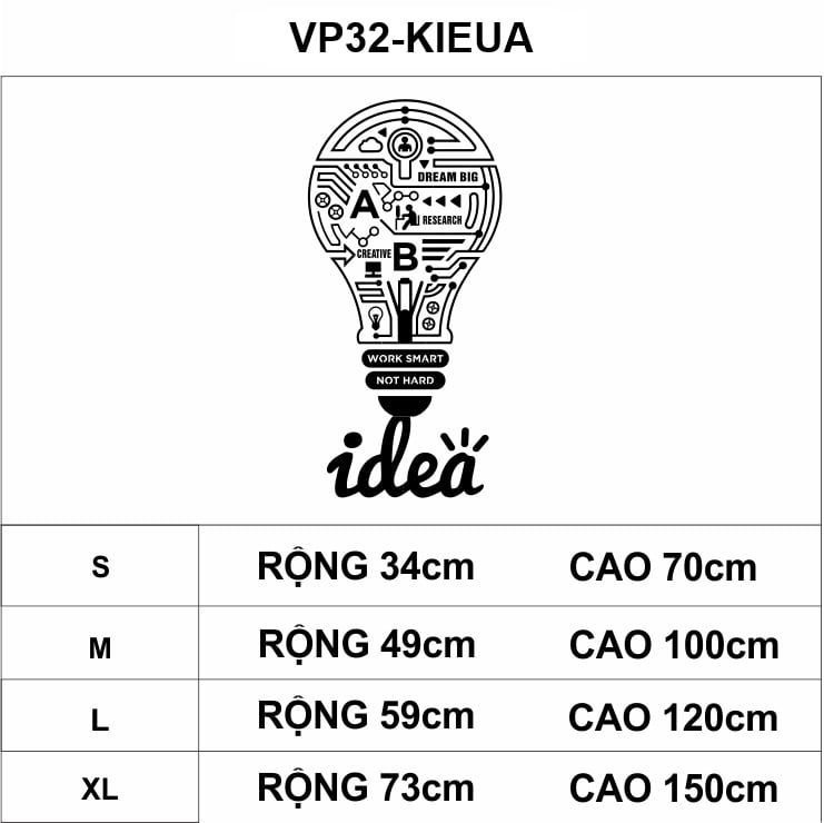 Tranh mica EPeBen dán tường nổi 3d hình Idea decor trang trí Phòng làm việc, Phòng ngủ, Phòng khách