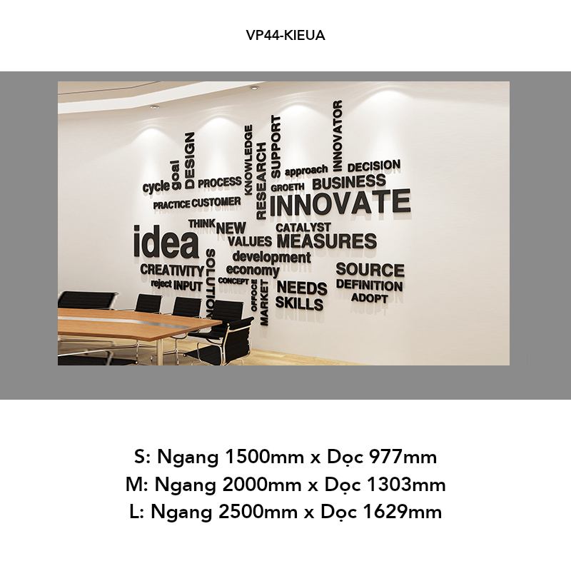 Tranh mica EPeBen dán tường nổi 3d hình Chìa khóa thành công decor trang trí Phòng khách, Phòng làm việc, Văn phòng