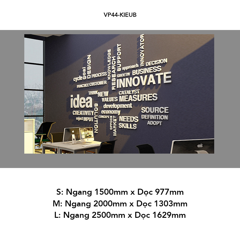 Tranh mica EPeBen dán tường nổi 3d hình Chìa khóa thành công decor trang trí Phòng khách, Phòng làm việc, Văn phòng