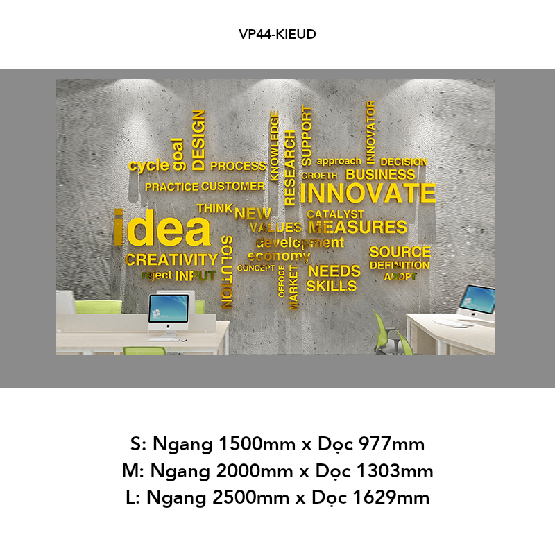 Tranh mica EPeBen dán tường nổi 3d hình Chìa khóa thành công decor trang trí Phòng khách, Phòng làm việc, Văn phòng