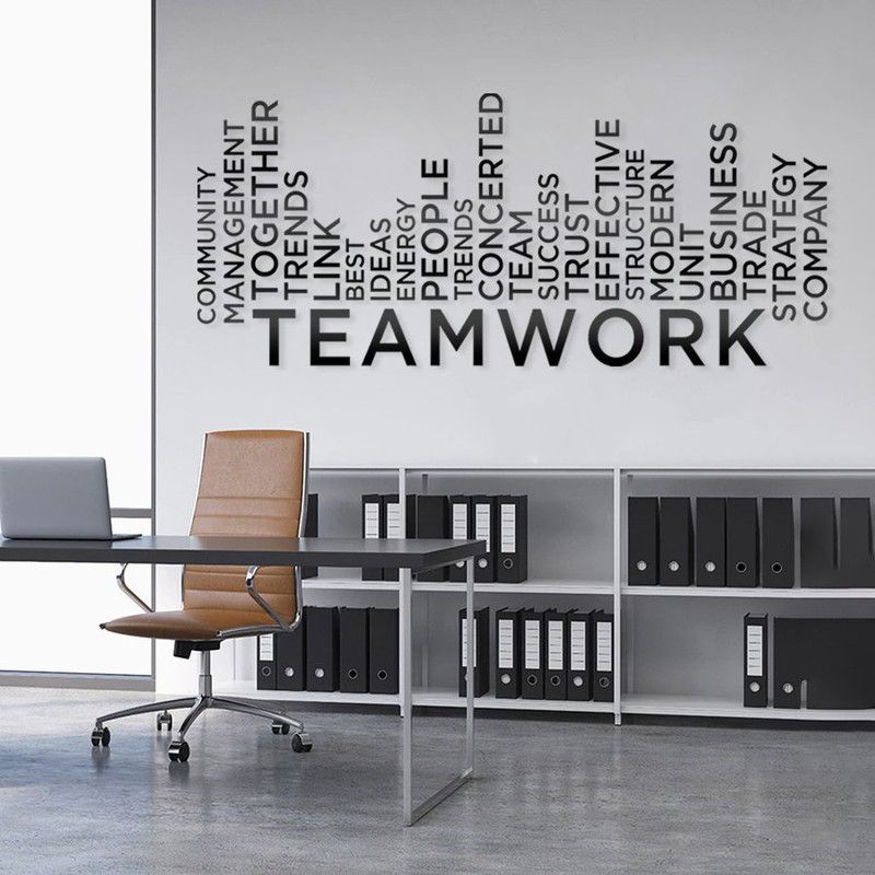 Tranh mica EPeBen dán tường nổi 3d hình Team Work decor trang trí Phòng cho bé, Phòng ngủ, Phòng khách,Mầm non