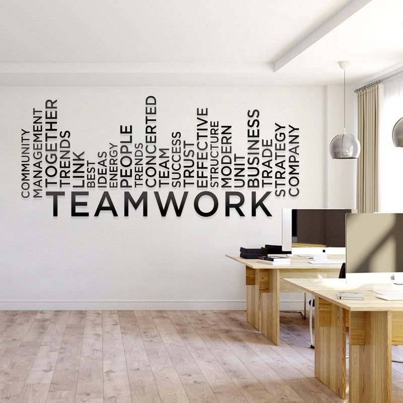 Tranh mica EPeBen dán tường nổi 3d hình Team Work decor trang trí Phòng cho bé, Phòng ngủ, Phòng khách,Mầm non