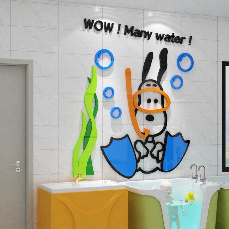 Tranh mica EPeBen dán tường nổi 3d hình Team Work decor trang trí Phòng cho bé, Phòng ngủ, Phòng khách,Mầm non