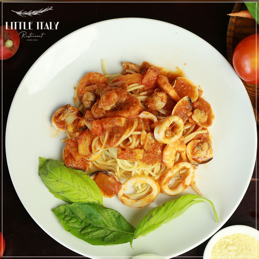 Spaghetti Alla Pescatore - Mỳ Ý Hải Sản