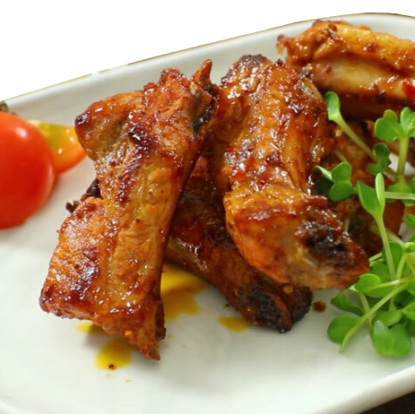  Honey Grilled Pork - Sườn Heo Nướng Mật Ong 