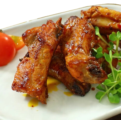  Honey Grilled Pork - Sườn Heo Nướng Mật Ong 