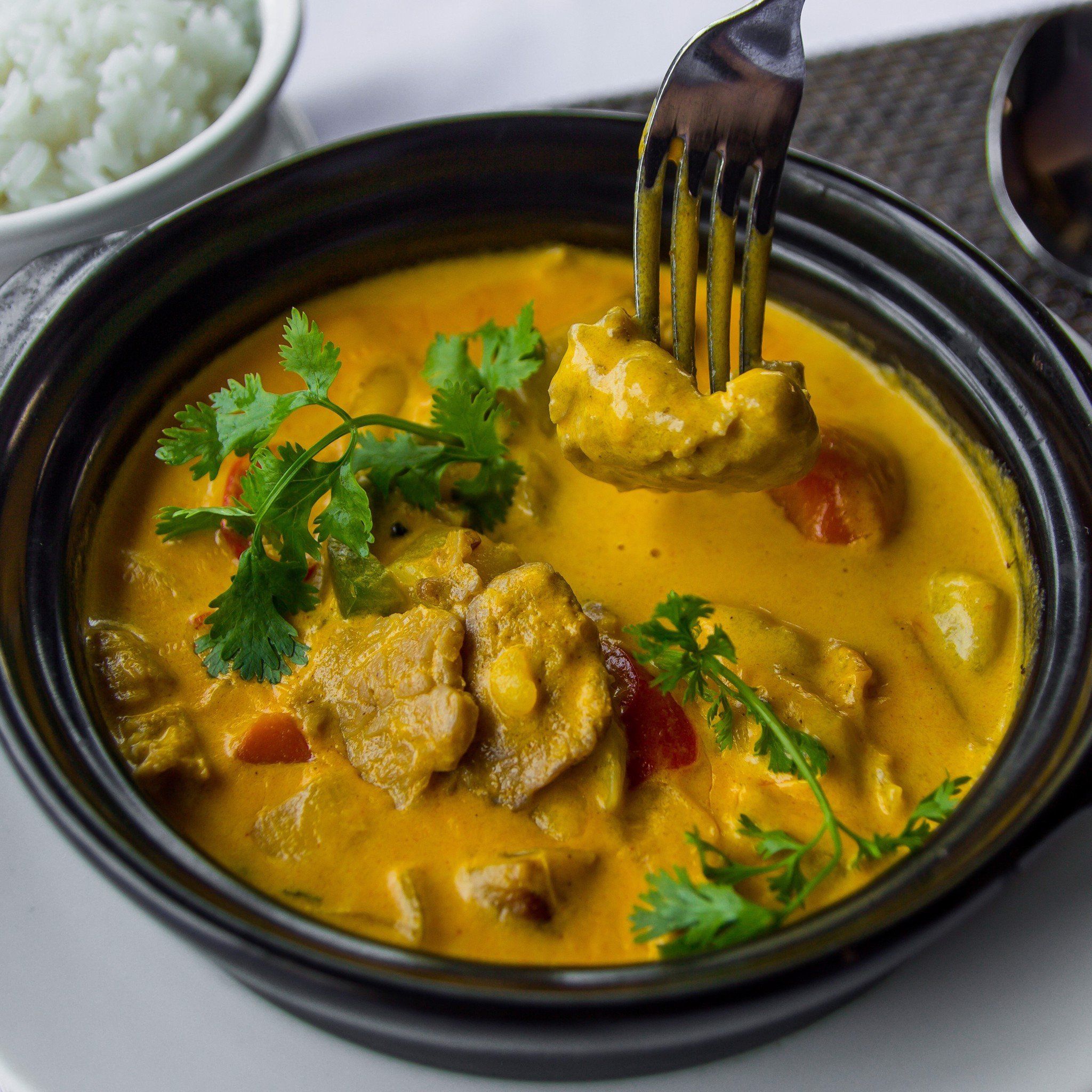 Curry of beef on vietnamese style+ rice - Cary Bò + Cơm