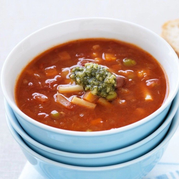  Minestrone soup - Súp Rau Củ Kiểu Ý 