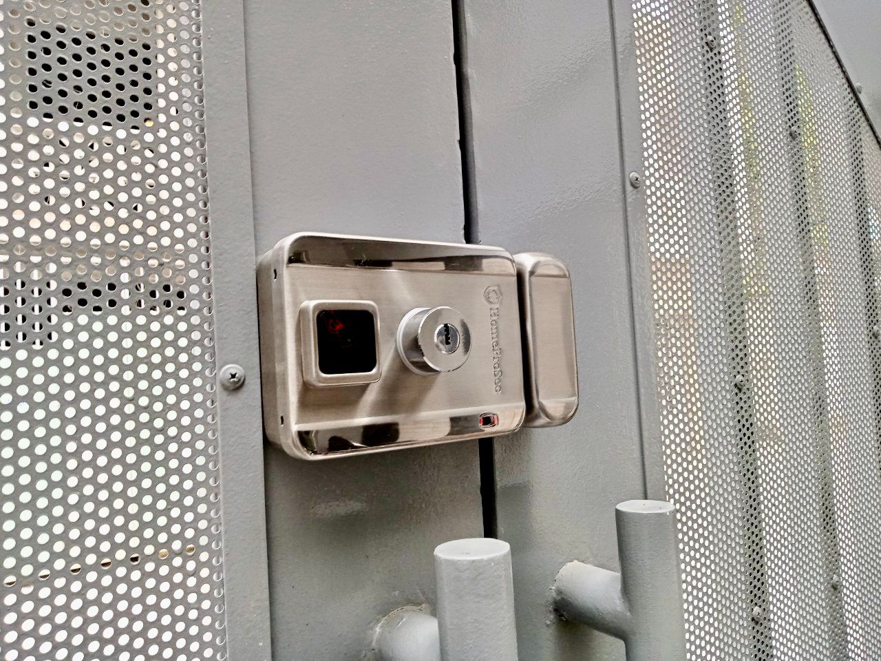 Bộ khóa cổng vân tay inox HPS- SLIPRO ( HF1P8 - UPS)
