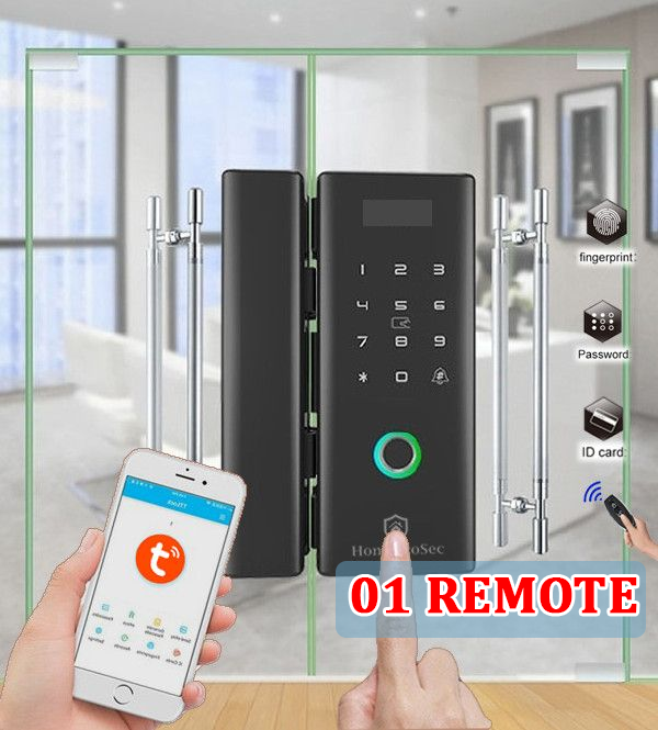 Khóa vân tay cửa kính- APP G200R (Tuya)