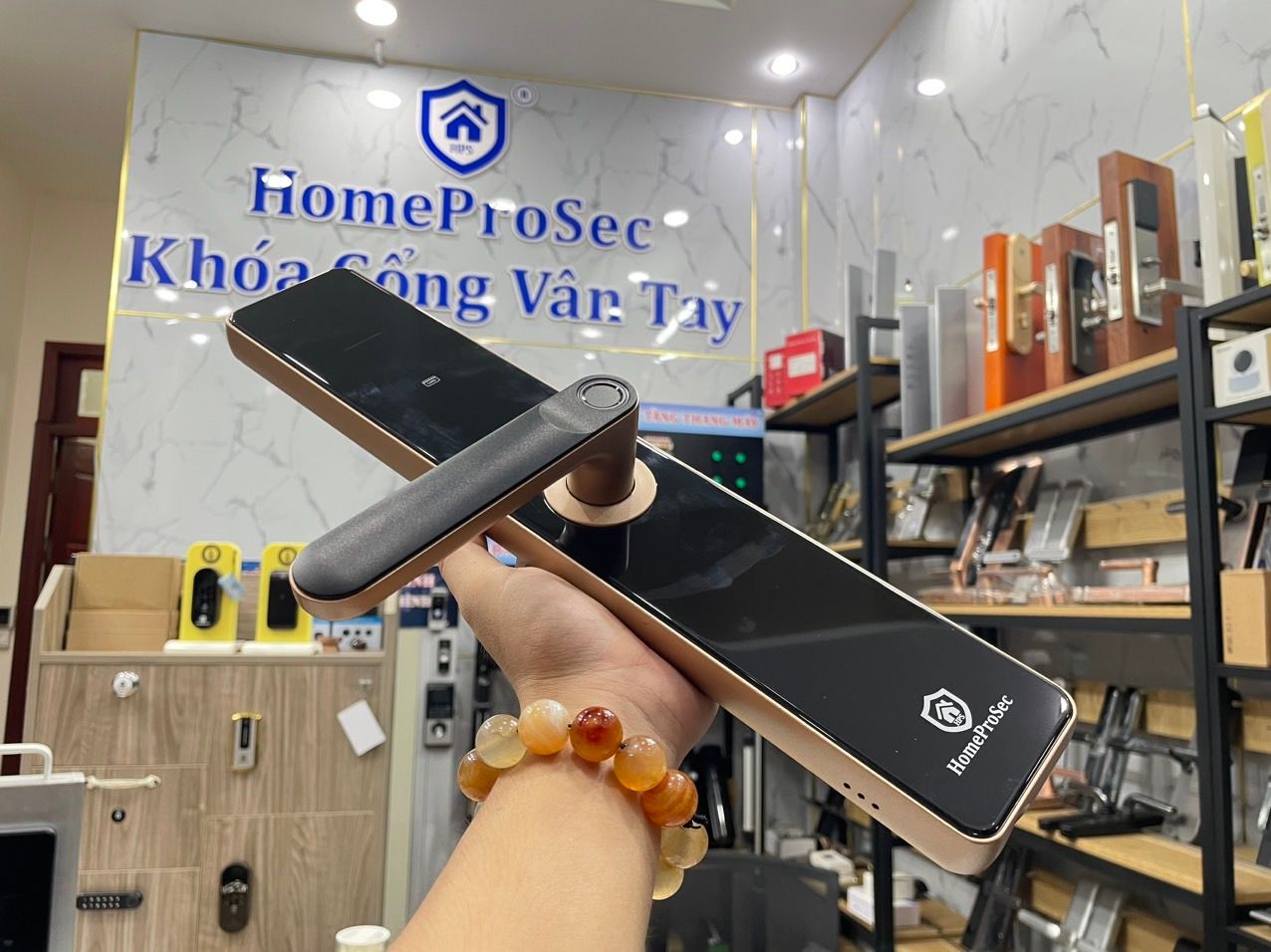 Khóa vân tay cửa gỗ HPS- 3325W (TTlock- Wifi)