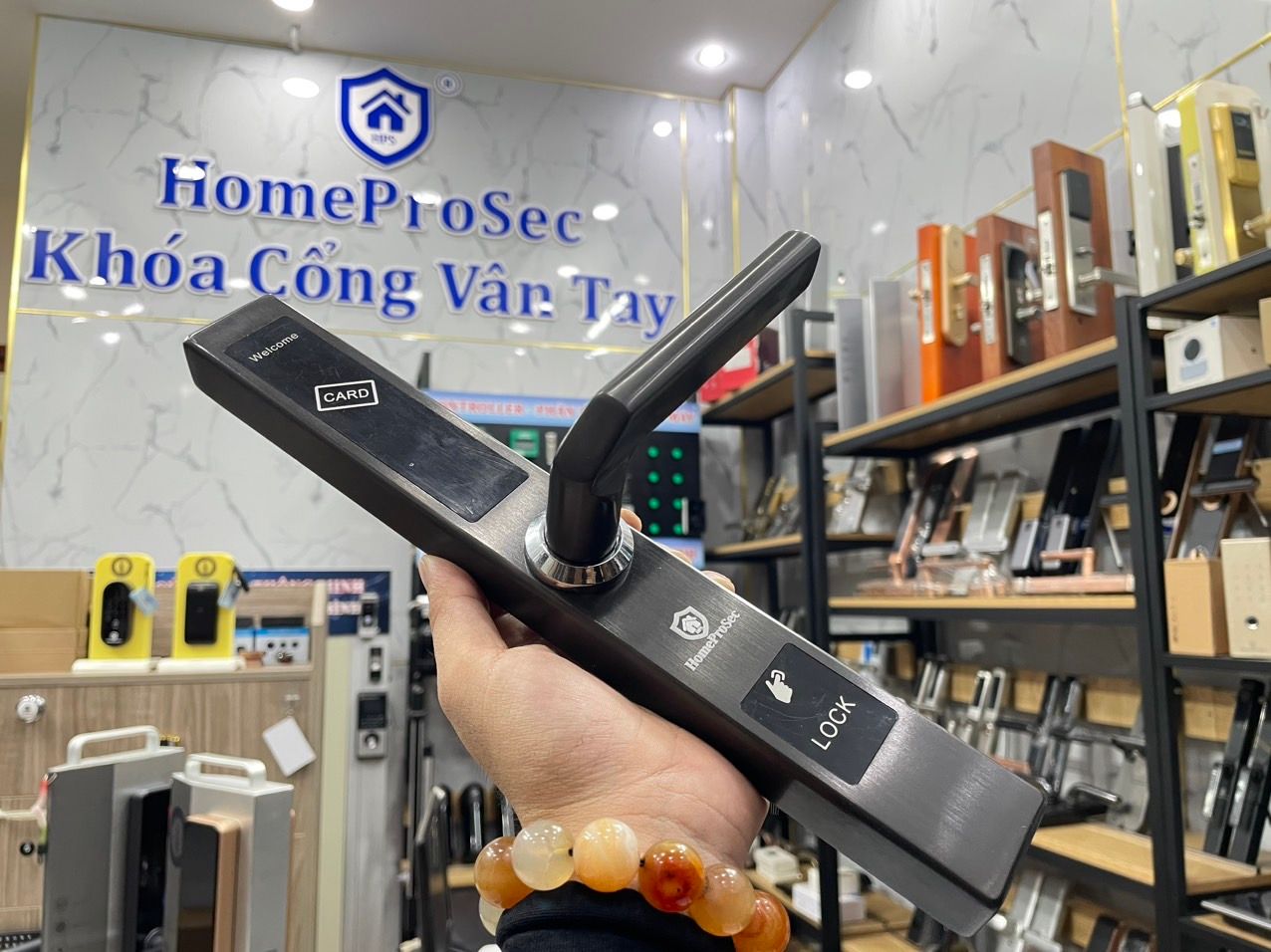 Khóa thẻ từ cửa nhôm HPS- H948