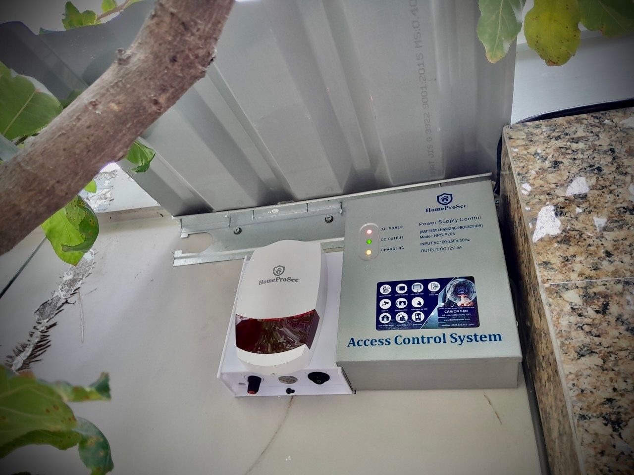 Bộ khóa cổng vân tay HPS- SLPRO ( F19NP8-UPS FULL)