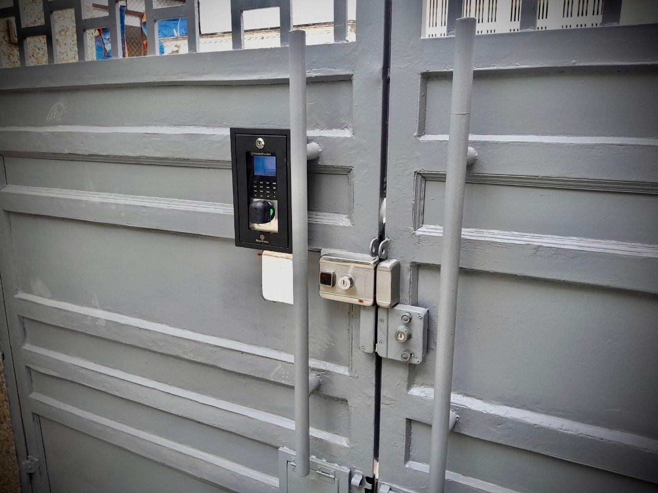 Bộ khóa cổng vân tay inox HPS- SLIPRO ( F19NP8-UPS FULL)