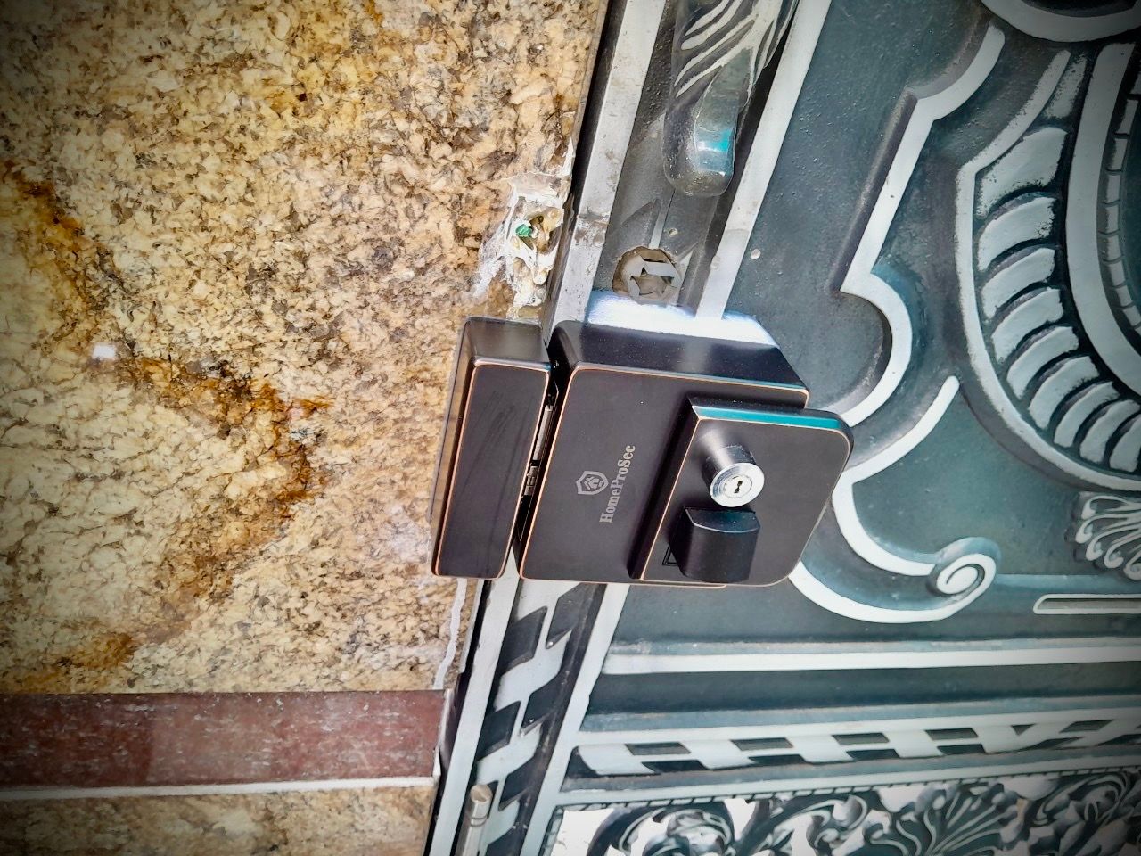 Khoá cổng Pin 02 vân tay HPS- P22 DF