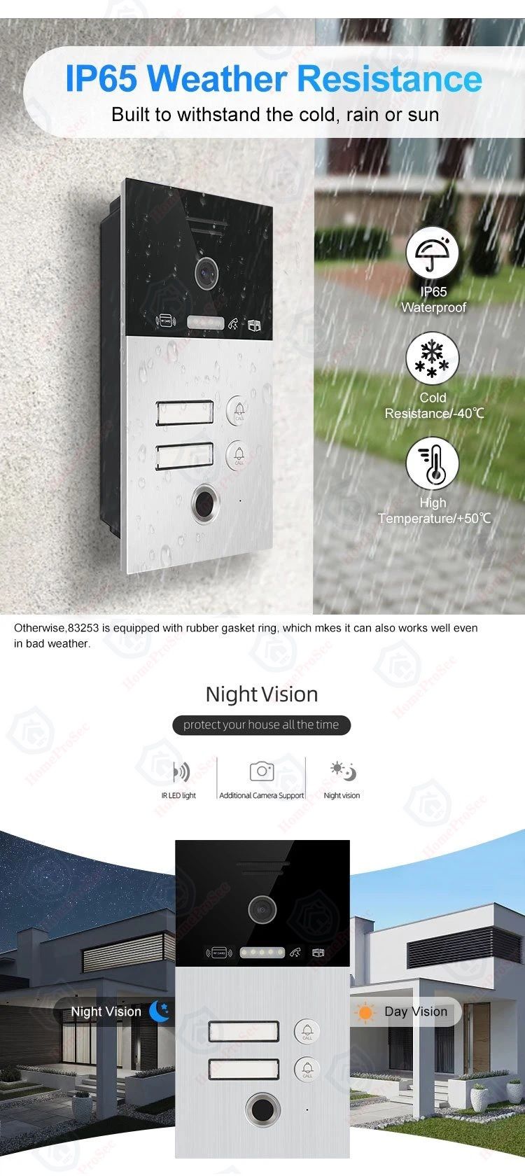 Camera Chuông Cửa ngoài trời HPS - 253 IP