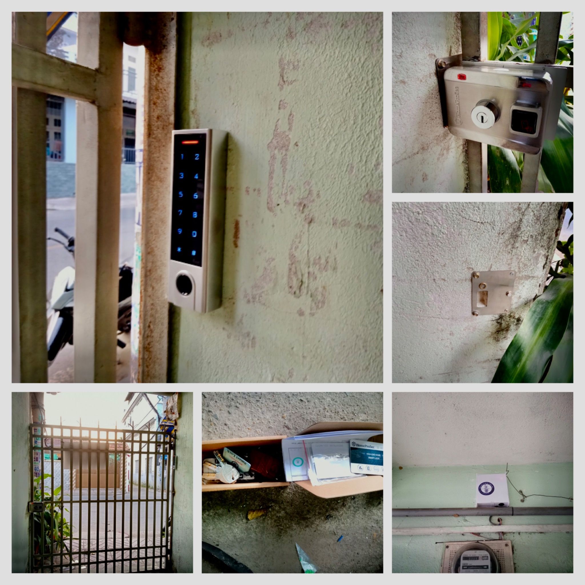Bộ khóa cổng vân tay inox HPS- SLPLUS ( HF3P3- Tuya/ ttlock)