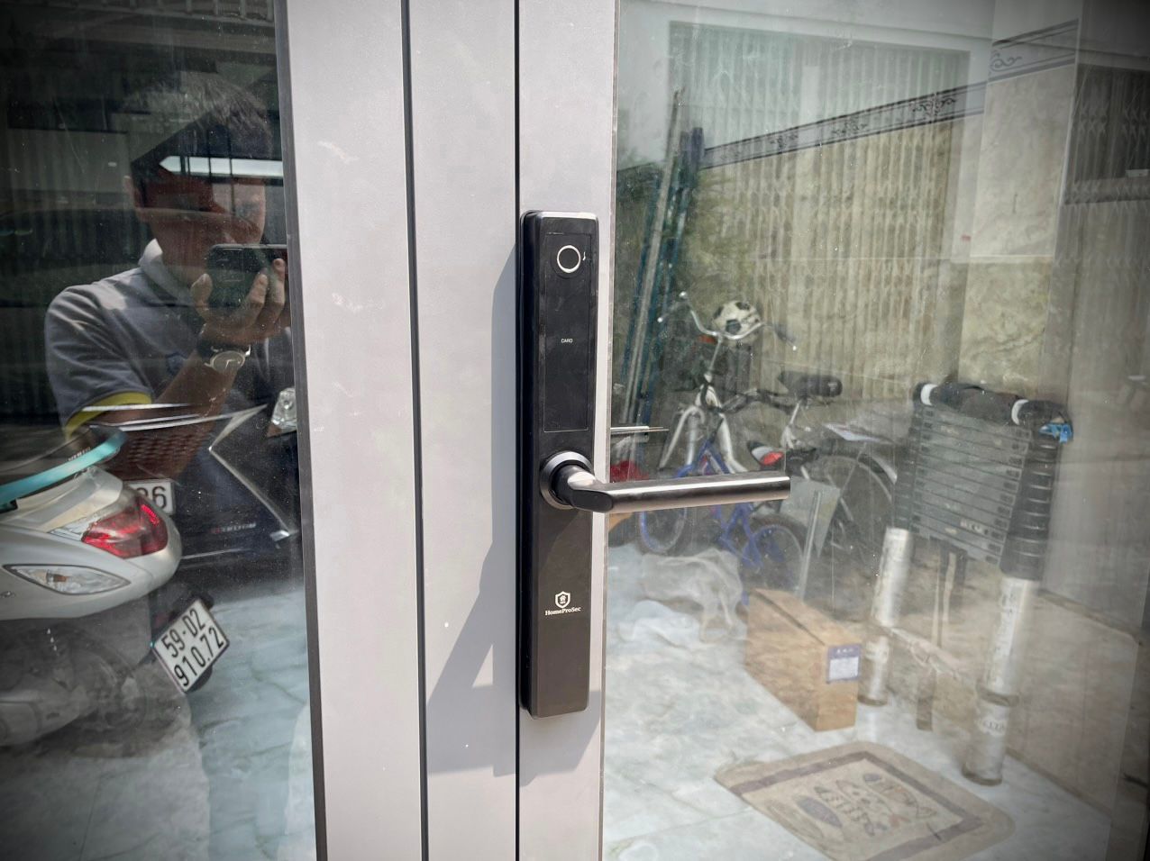  Khóa vân tay cửa nhôm HPS- 3322 (ttlock) 