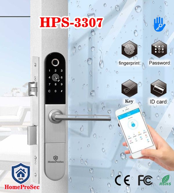 Khóa vân tay cửa nhôm HPS- 3307 (ttlock)