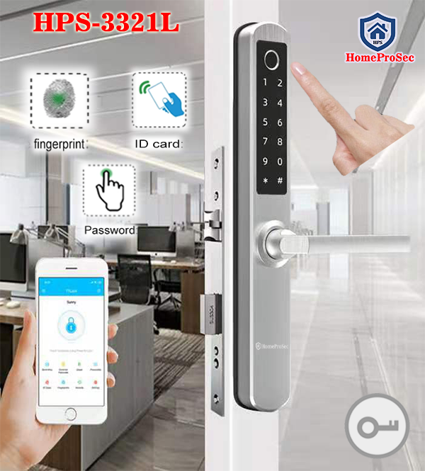 Khóa vân tay cửa nhôm HPS- 3321L