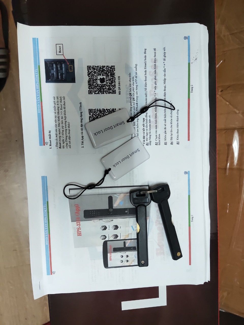 Khóa vân tay cửa gỗ HPS- 3324 TT