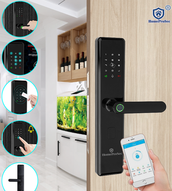 Khóa vân tay cửa gỗ HPS- 3324 TT