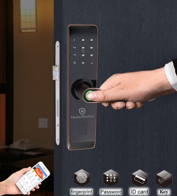 Khóa vân tay cửa gỗ HPS- 3326 (Tuya)