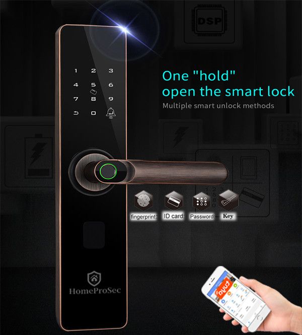 Khóa vân tay cửa gỗ HPS- 3327 (Tuya)