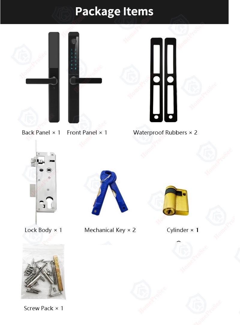  Khóa vân tay cửa nhôm HPS- 3375H (TTLock) 