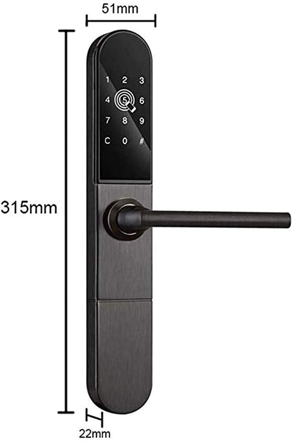  Khóa Mã Số Cửa nhôm HPS- 3305 (ttlock) 