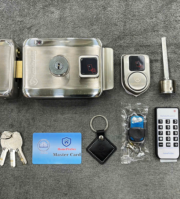 Khóa Cổng RIM LOCK Ngoài trời INOX HPS - RIM H (Có tay cầm)
