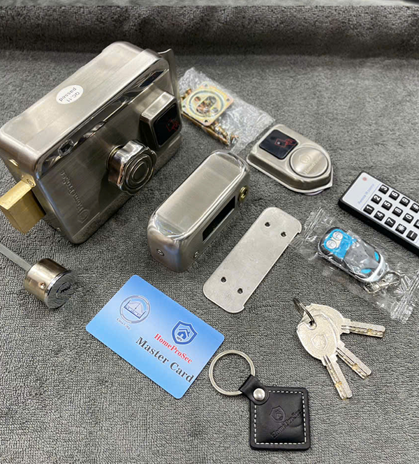 Khóa CổngThẻ Từ Ngoài trời INOX HPS - SLIH -KNOX (Có tay cầm, Có Núm Vặn)