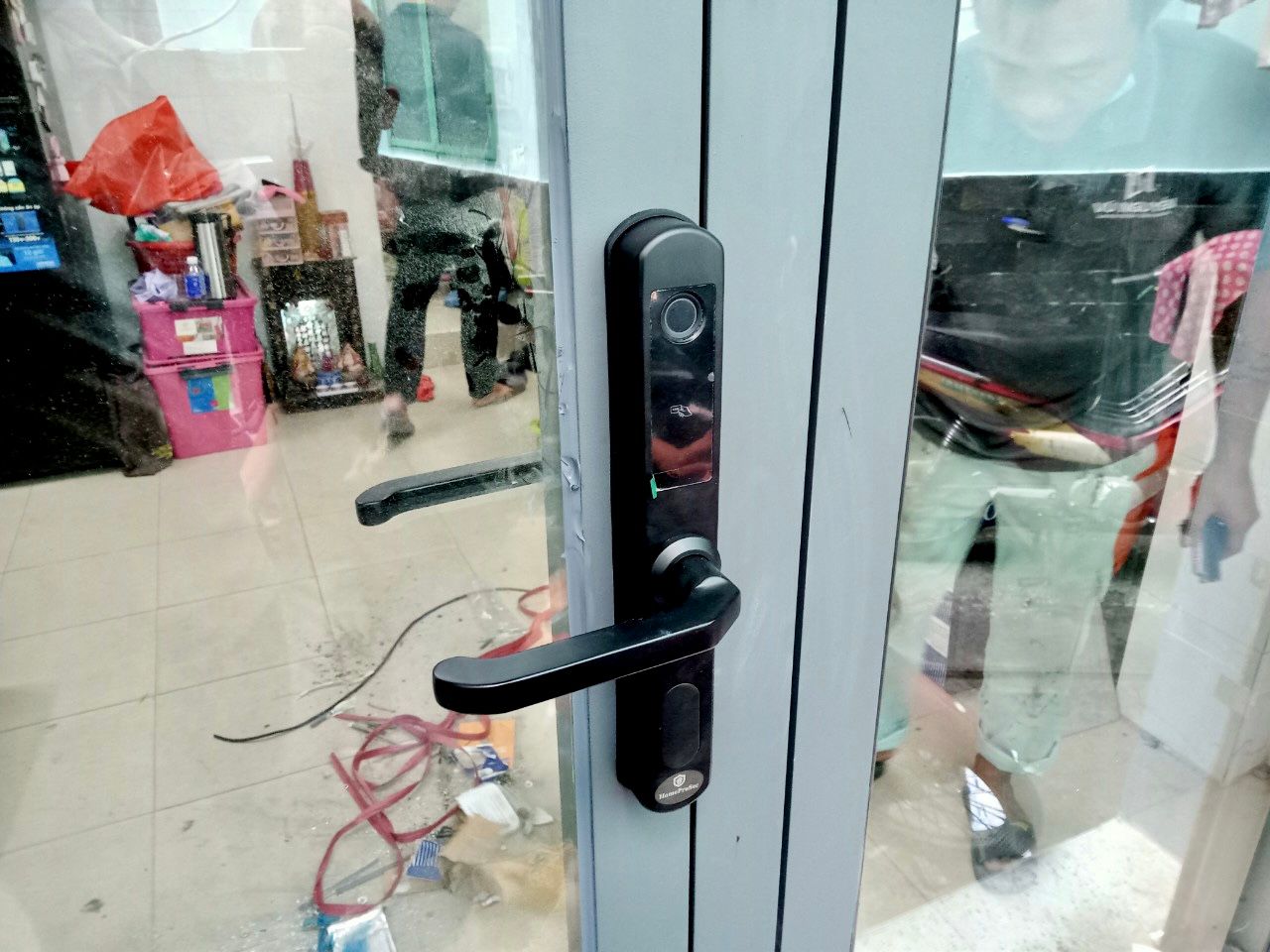 Khóa vân tay cửa nhôm HPS- A11 (AZ)