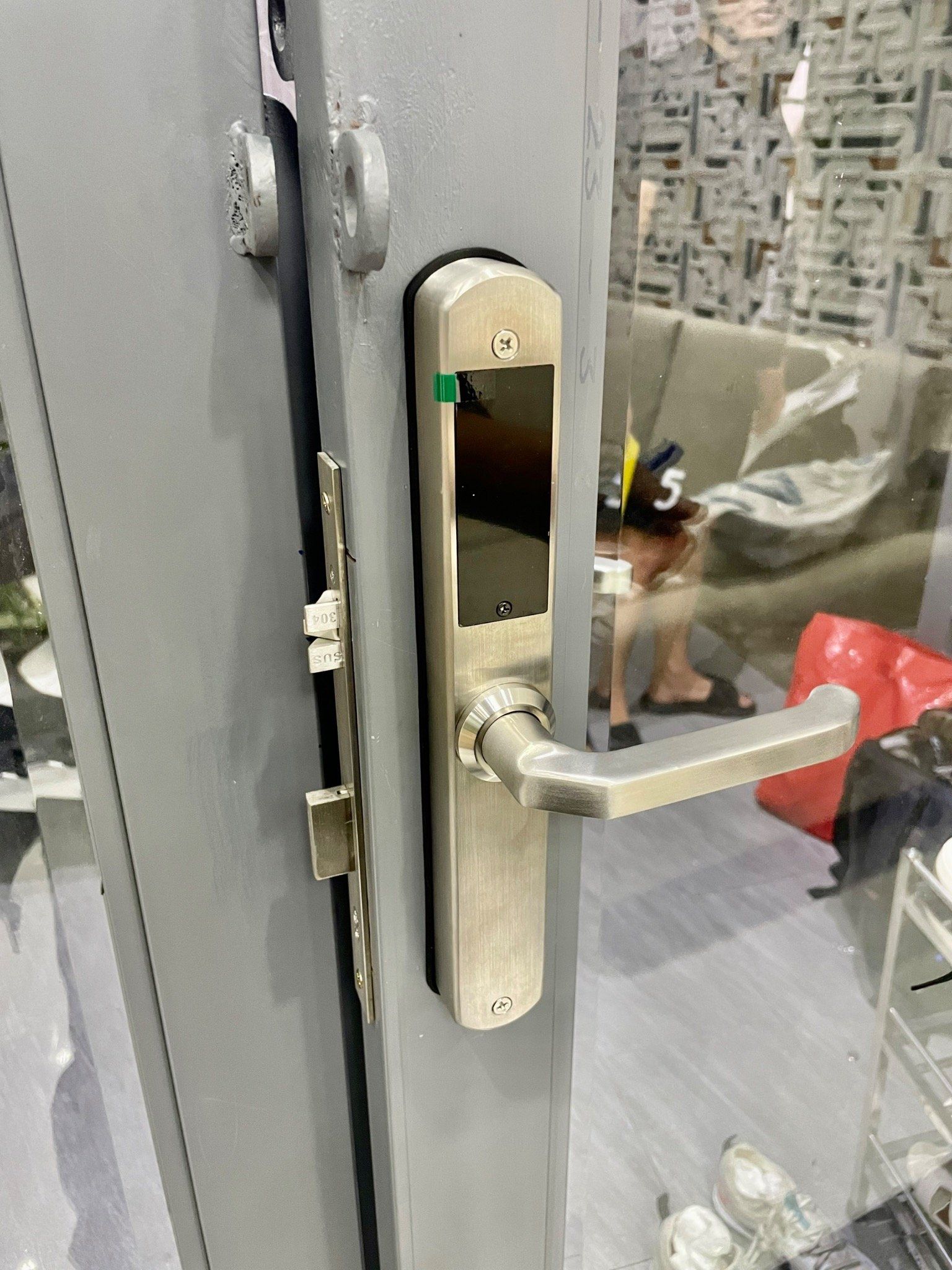 Khóa vân tay cửa nhôm HPS- A11 (AZ)