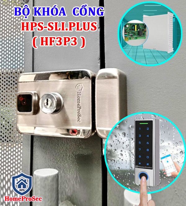 Bộ khóa cổng vân tay inox HPS- SLPLUS ( HF3P3- Tuya/ ttlock)