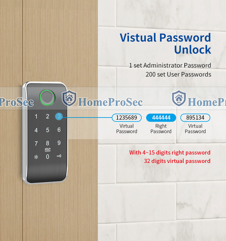 Khóa tủ vân tay/ app HPS- F809