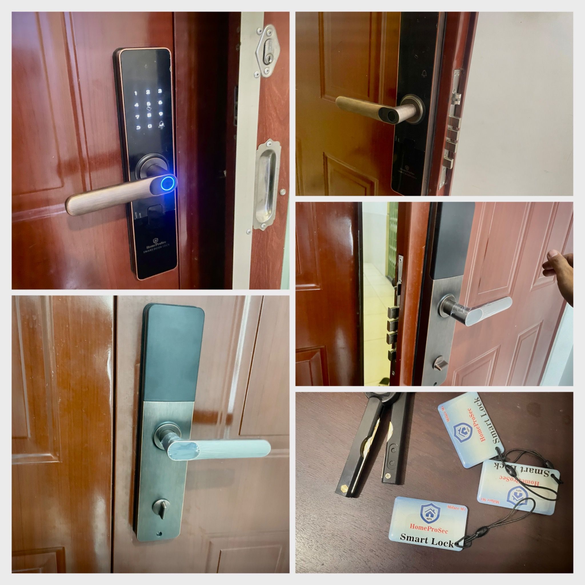 Khóa vân tay cửa gỗ HPS- 3327 (Tuya)