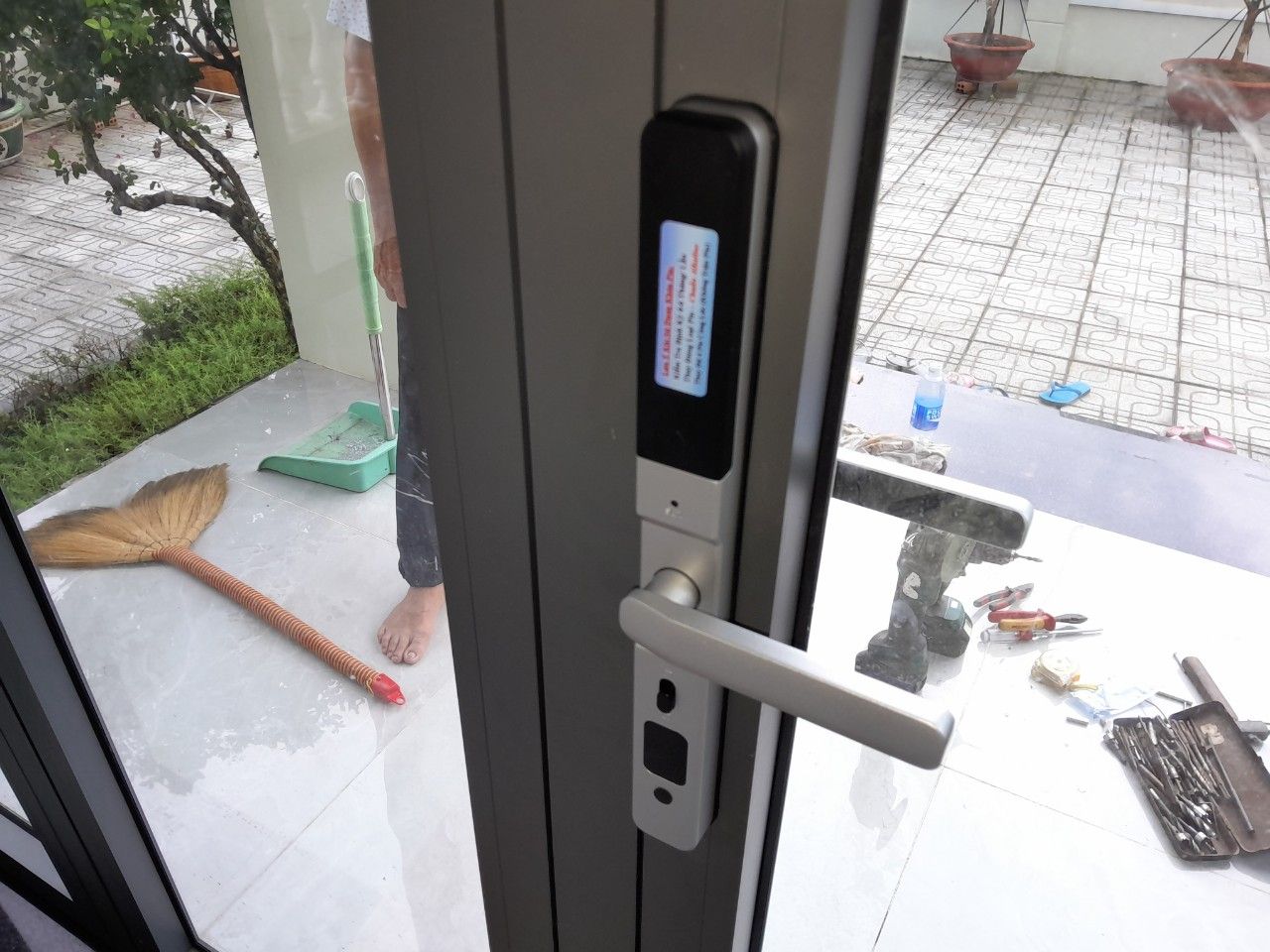  Khóa vân tay cửa nhôm HPS- 3376 (ttlock) 