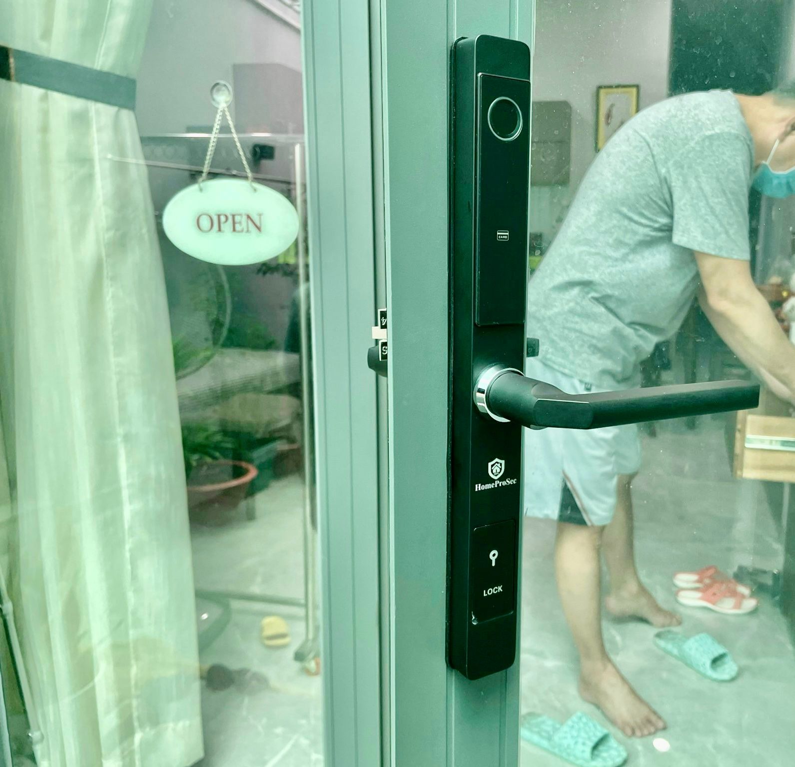 Khóa vân tay cửa nhôm HPS- 3375N (TTLock)
