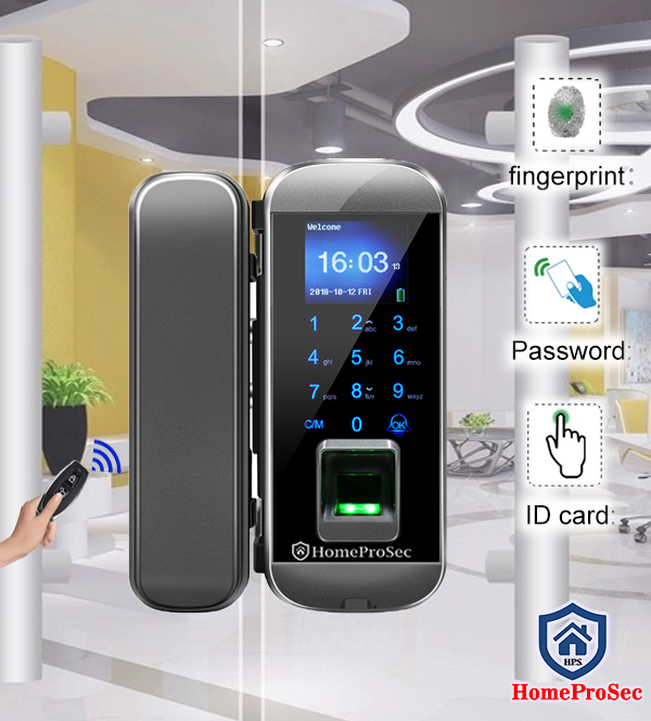 Khóa vân tay cửa kính HPS- FPC 8801R ( Remote )