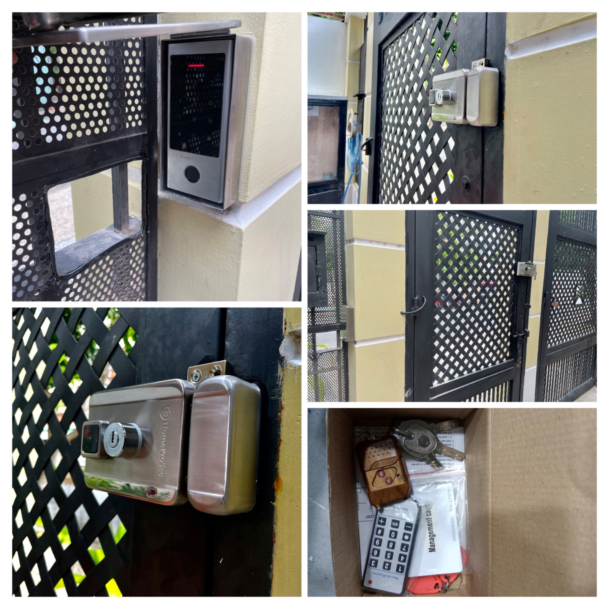 Bộ khóa cổng vân tay inox HPS- SLIPLUS ( HF1P3-Tuya )