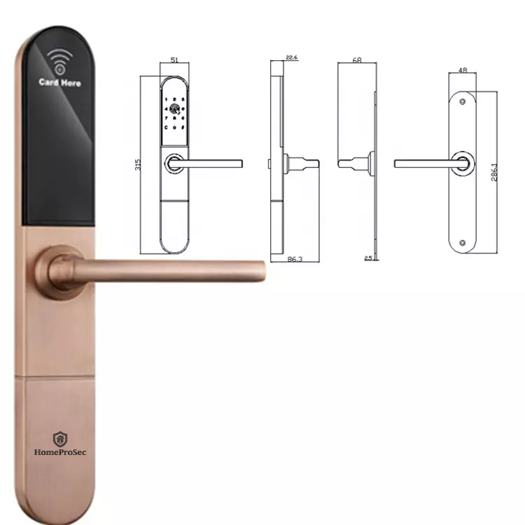 Khóa thẻ từ cửa nhôm HPS- 918
